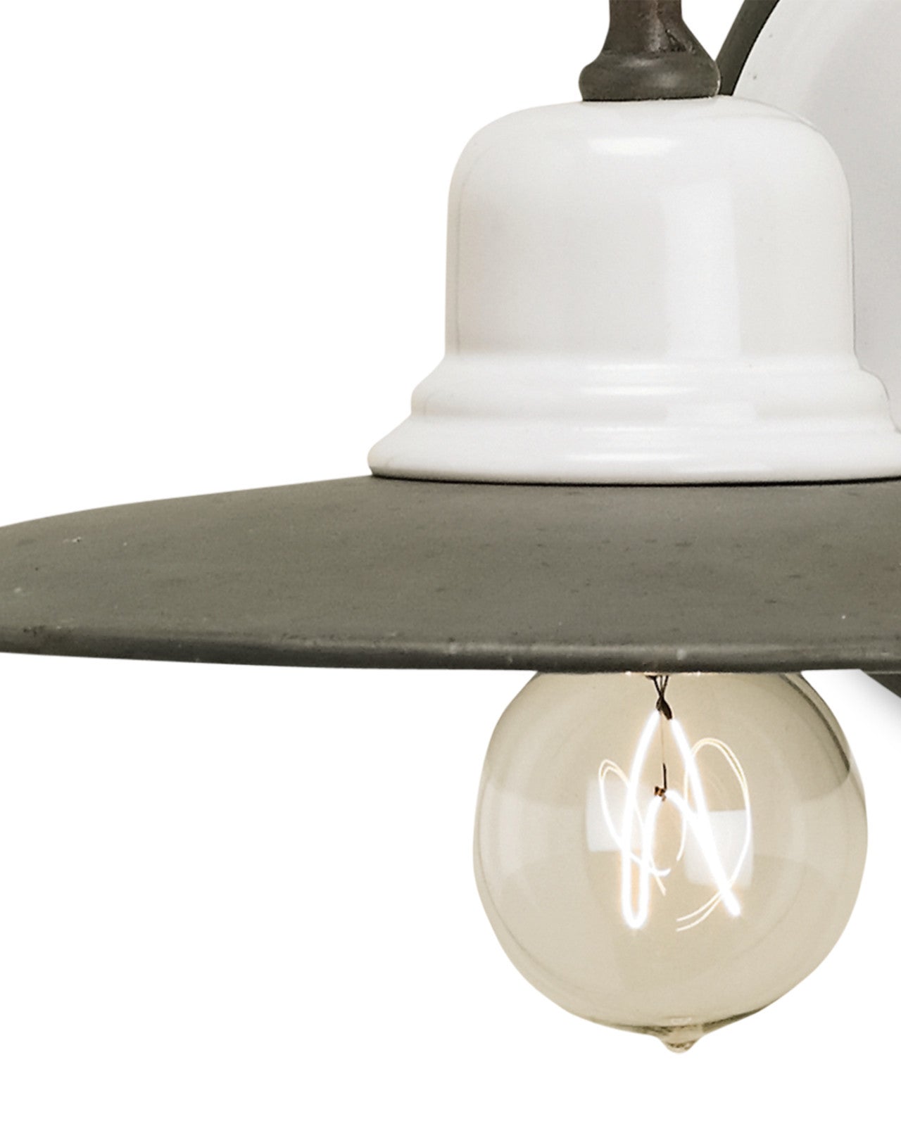 Eastleigh Gray & White Wall Sconce